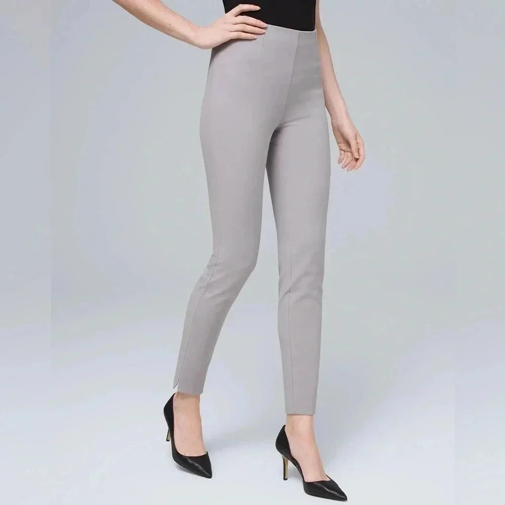 White House Black Market The Skinny Pant - Size 10L in Grey